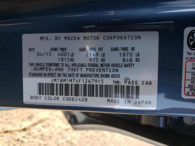 Photo 9 VIN: JM1BM1M74F1267915 - MAZDA 3 GRAND TO 