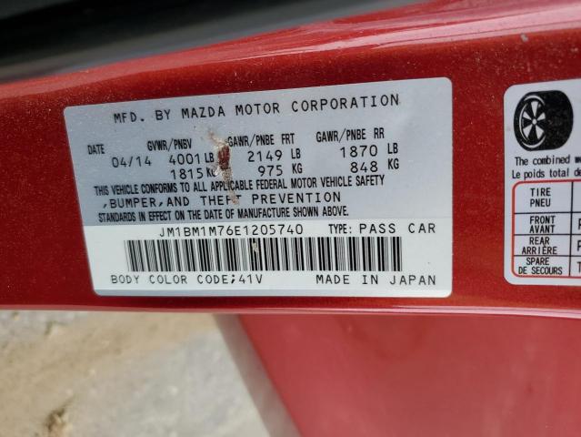 Photo 11 VIN: JM1BM1M76E1205740 - MAZDA 3 GRAND TO 