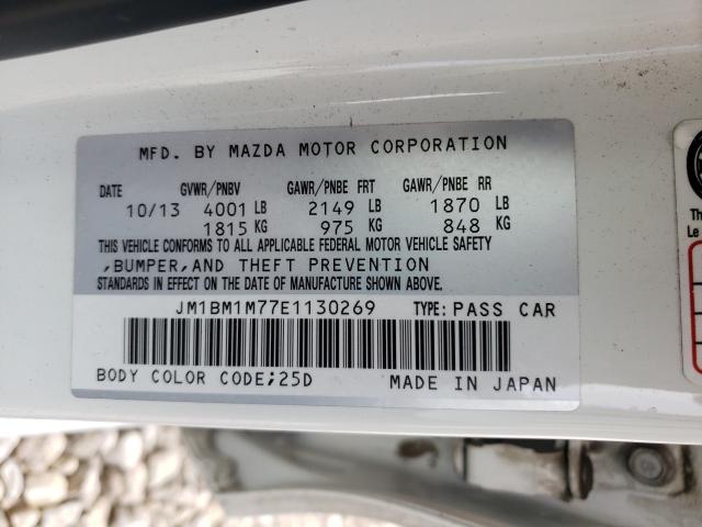 Photo 9 VIN: JM1BM1M77E1130269 - MAZDA 3 GRAND TO 