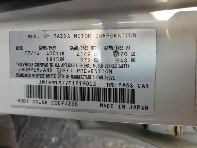 Photo 12 VIN: JM1BM1M77F1219003 - MAZDA 3 GRAND TO 