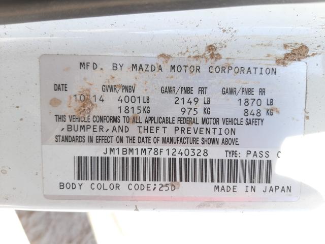 Photo 9 VIN: JM1BM1M78F1240328 - MAZDA 3 GRAND TO 