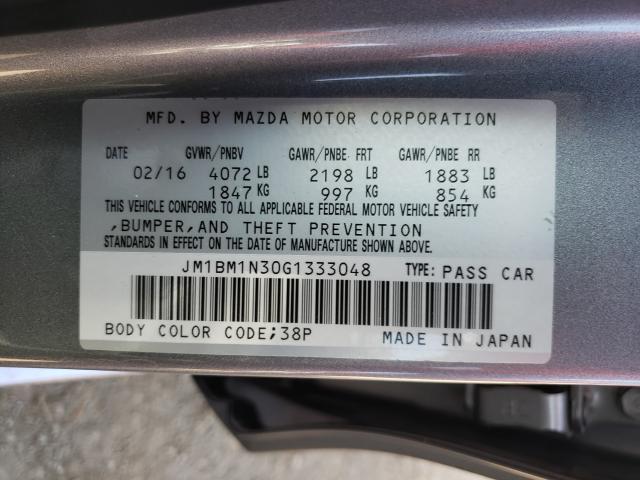 Photo 9 VIN: JM1BM1N30G1333048 - MAZDA 3 GRAND TO 