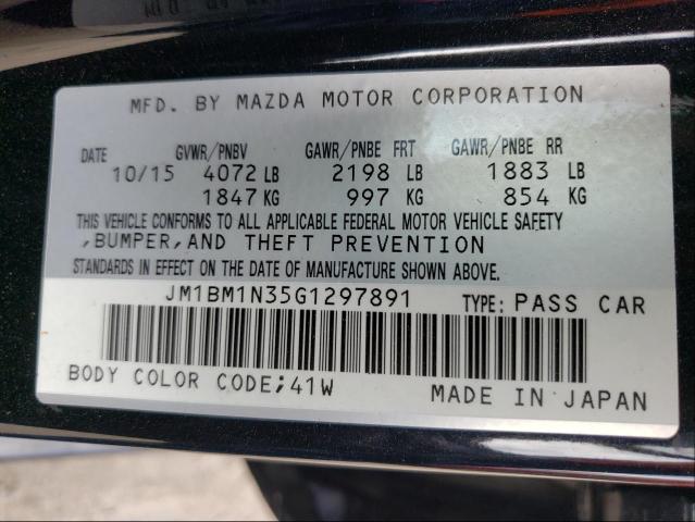 Photo 9 VIN: JM1BM1N35G1297891 - MAZDA 3 GRAND TO 