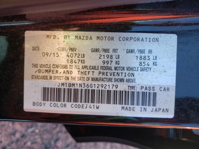 Photo 8 VIN: JM1BM1N36G1292179 - MAZDA 3 GRAND TO 