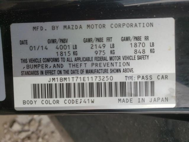 Photo 11 VIN: JM1BM1T71E1173250 - MAZDA 3 SV 