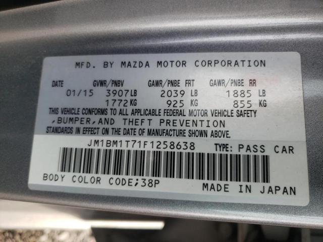 Photo 9 VIN: JM1BM1T71F1258638 - MAZDA 3 SV 