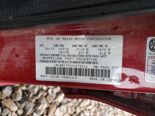 Photo 12 VIN: JM1BM1T71F1273544 - MAZDA 3 SV 