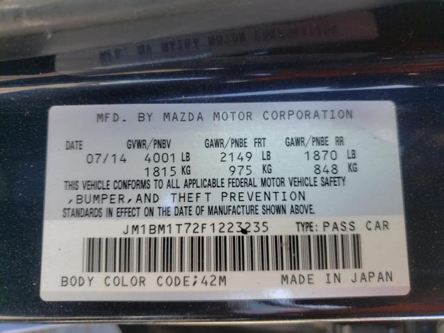 Photo 9 VIN: JM1BM1T72F1223235 - MAZDA 3 