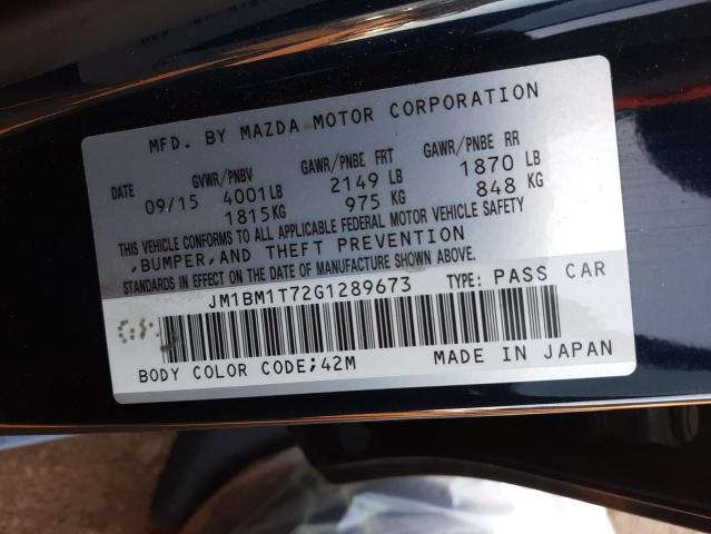 Photo 9 VIN: JM1BM1T72G1289673 - MAZDA 3 SPORT 