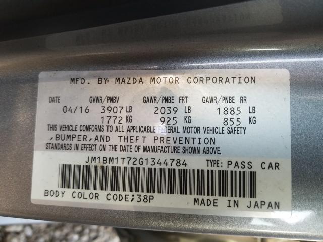 Photo 9 VIN: JM1BM1T72G1344784 - MAZDA 3 SPORT 