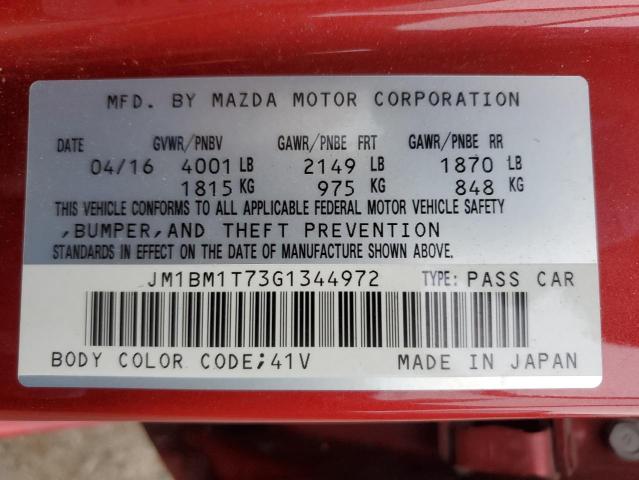 Photo 11 VIN: JM1BM1T73G1344972 - MAZDA 3 SPORT 