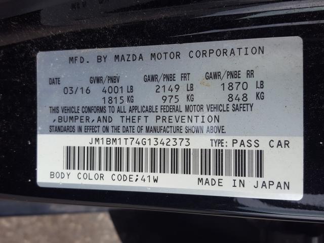 Photo 9 VIN: JM1BM1T74G1342373 - MAZDA 3 