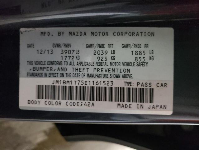 Photo 9 VIN: JM1BM1T75E1161523 - MAZDA 3 SV 