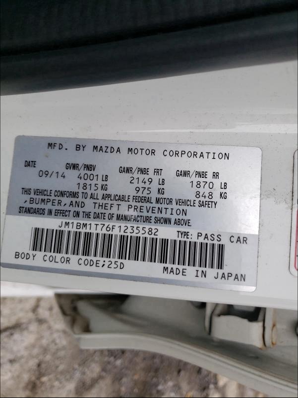 Photo 9 VIN: JM1BM1T76F1235582 - MAZDA 3 