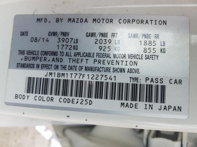 Photo 9 VIN: JM1BM1T77F1227541 - MAZDA 3 SV 