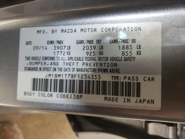 Photo 9 VIN: JM1BM1T78F1234353 - MAZDA 3 SV 