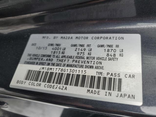 Photo 11 VIN: JM1BM1T78G1301115 - MAZDA 3 SPORT 