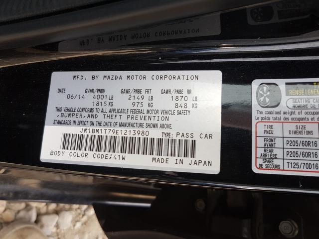 Photo 9 VIN: JM1BM1T79E1213980 - MAZDA 3 