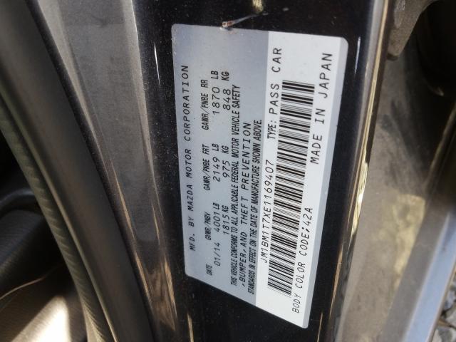 Photo 9 VIN: JM1BM1T7XE1169407 - MAZDA 3 