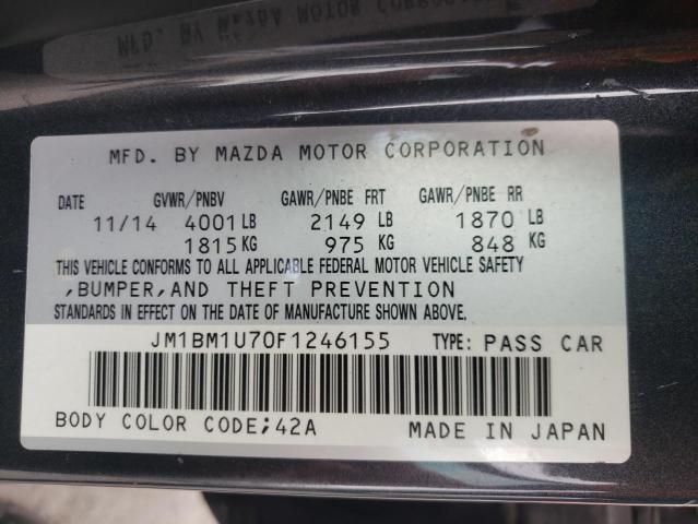 Photo 11 VIN: JM1BM1U70F1246155 - MAZDA 3 SPORT 