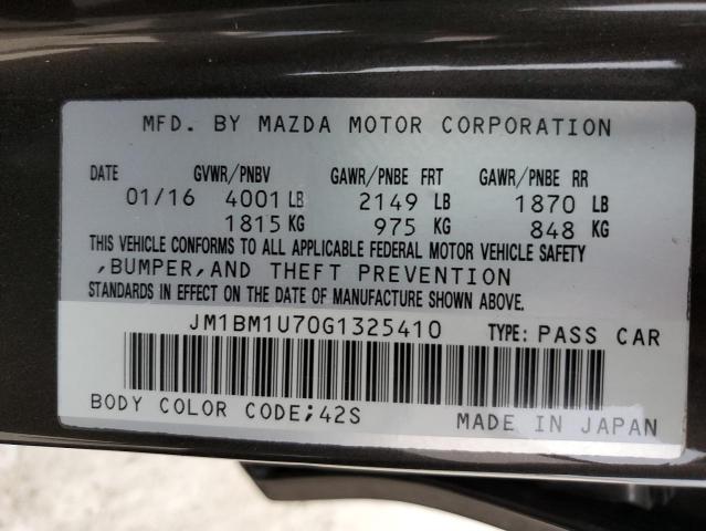 Photo 11 VIN: JM1BM1U70G1325410 - MAZDA 3 SPORT 