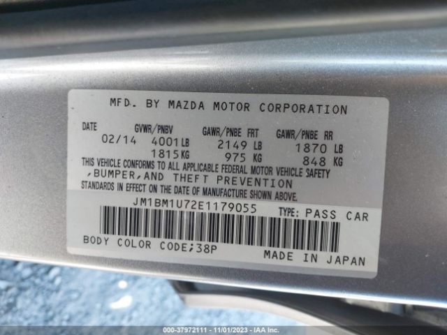 Photo 8 VIN: JM1BM1U72E1179055 - MAZDA 3 