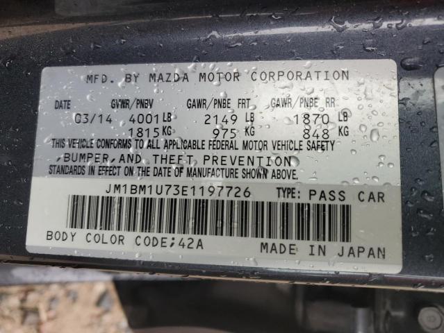 Photo 11 VIN: JM1BM1U73E1197726 - MAZDA 3 