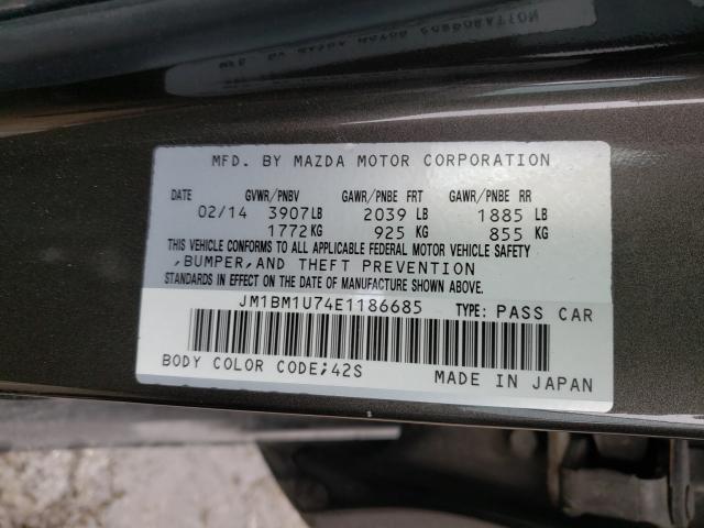 Photo 9 VIN: JM1BM1U74E1186685 - MAZDA 3 SPORT 