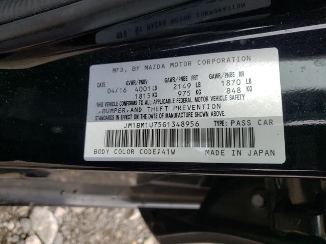 Photo 9 VIN: JM1BM1U75G1348956 - MAZDA 3 SPORT 