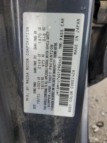 Photo 11 VIN: JM1BM1U76G1296463 - MAZDA 3 