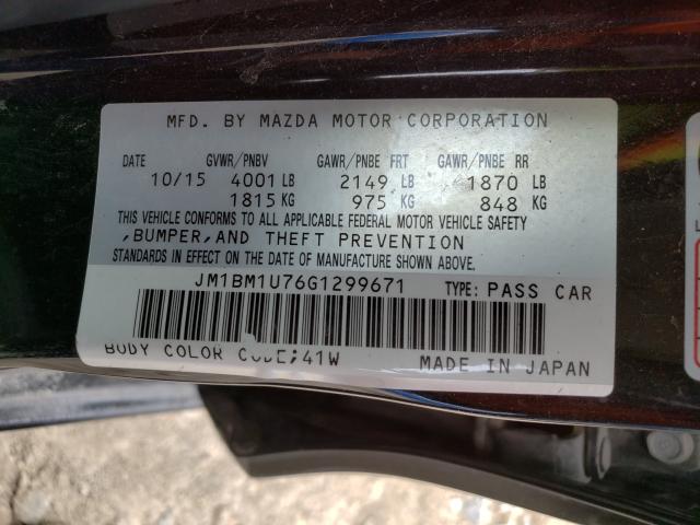 Photo 9 VIN: JM1BM1U76G1299671 - MAZDA 3 