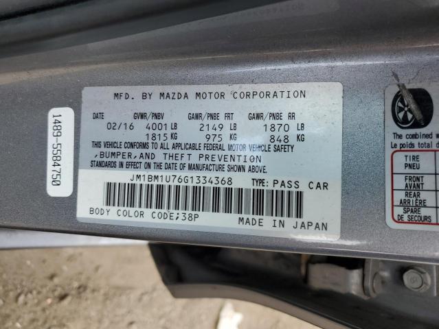 Photo 11 VIN: JM1BM1U76G1334368 - MAZDA 3 SPORT 