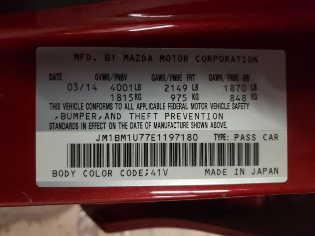 Photo 9 VIN: JM1BM1U77E1197180 - MAZDA 3 SPORT 