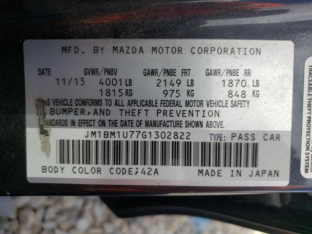 Photo 9 VIN: JM1BM1U77G1302822 - MAZDA 3 SPORT 