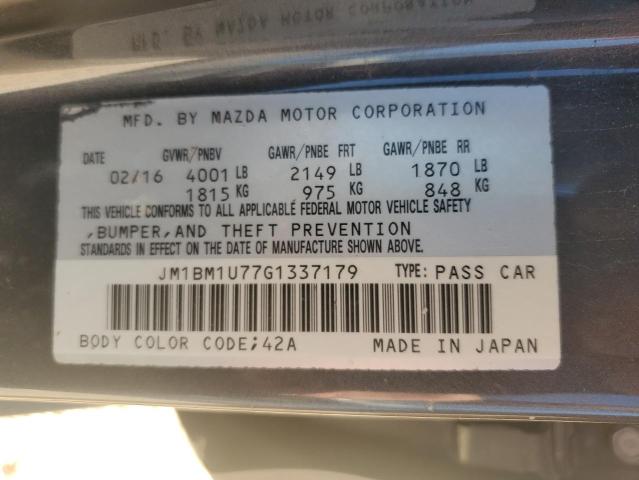 Photo 11 VIN: JM1BM1U77G1337179 - MAZDA 3 SPORT 