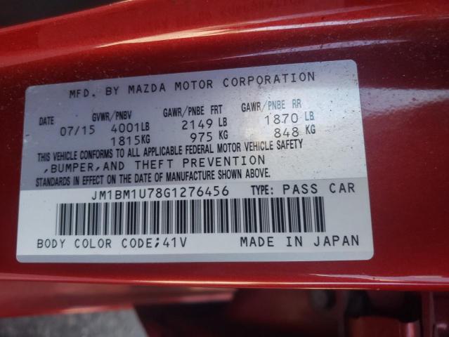 Photo 9 VIN: JM1BM1U78G1276456 - MAZDA 3 SPORT 