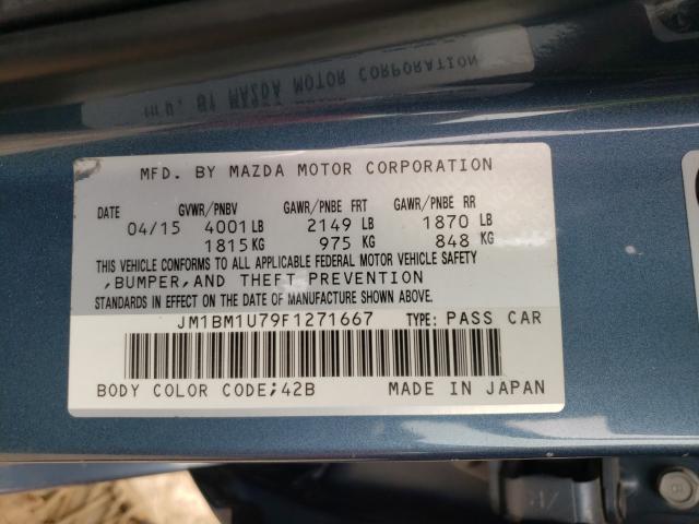 Photo 9 VIN: JM1BM1U79F1271667 - MAZDA 3 SPORT 