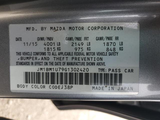 Photo 11 VIN: JM1BM1U79G1302420 - MAZDA 3 