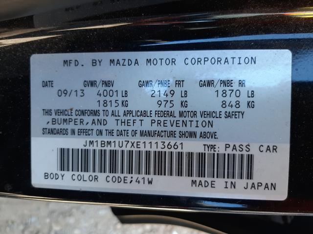 Photo 9 VIN: JM1BM1U7XE1113661 - MAZDA 3 SPORT 