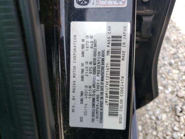 Photo 11 VIN: JM1BM1U7XE1211671 - MAZDA 3 