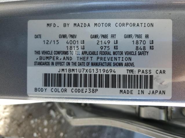 Photo 12 VIN: JM1BM1U7XG1319694 - MAZDA 3 SPORT 