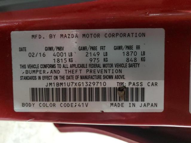 Photo 11 VIN: JM1BM1U7XG1329710 - MAZDA 3 