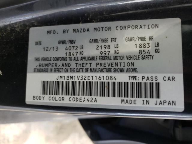 Photo 9 VIN: JM1BM1V32E1161084 - MAZDA 3 TOURING 