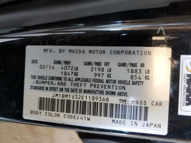 Photo 11 VIN: JM1BM1V32E1189368 - MAZDA 3 TOURING 