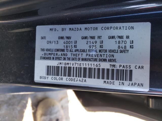 Photo 9 VIN: JM1BM1V71E1111165 - MAZDA 3 