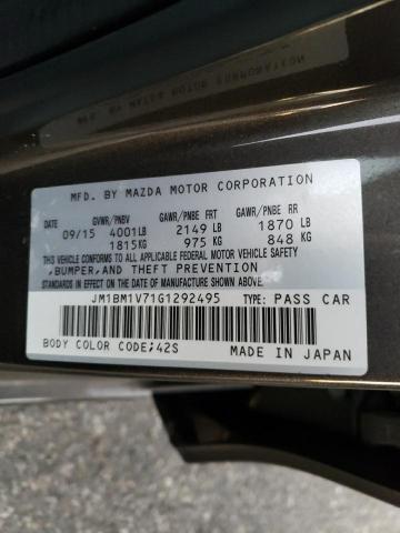 Photo 11 VIN: JM1BM1V71G1292495 - MAZDA 3 TOURING 