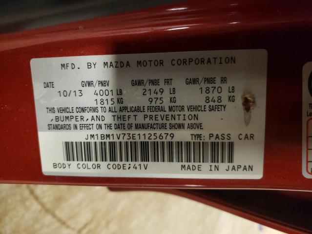 Photo 11 VIN: JM1BM1V73E1125679 - MAZDA 3 