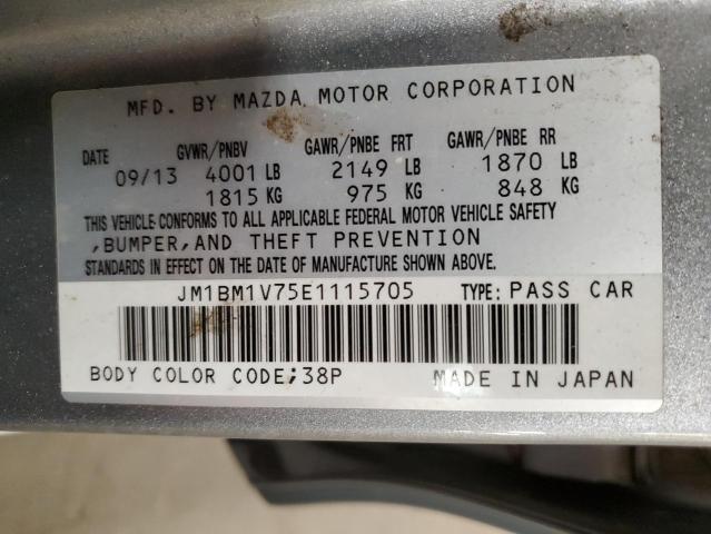 Photo 11 VIN: JM1BM1V75E1115705 - MAZDA 3 TOURING 