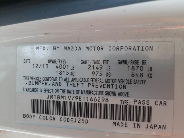 Photo 9 VIN: JM1BM1V79E1166298 - MAZDA 3 TOURING 