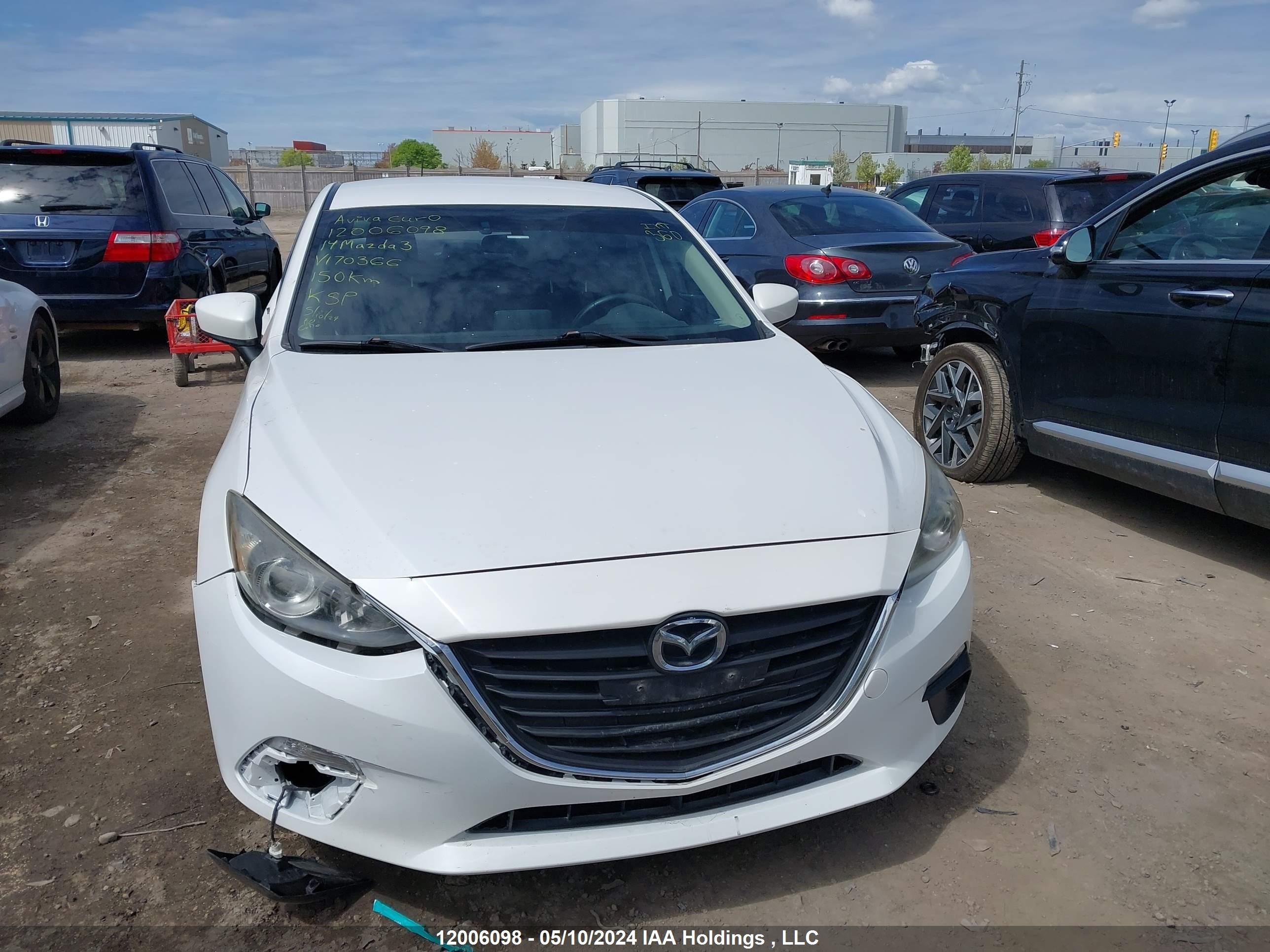 Photo 12 VIN: JM1BM1V79E1170366 - MAZDA 3 